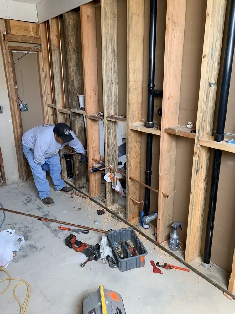 Commercial rough-in plumbing for Water Heater Replacement in Hoopers Creek